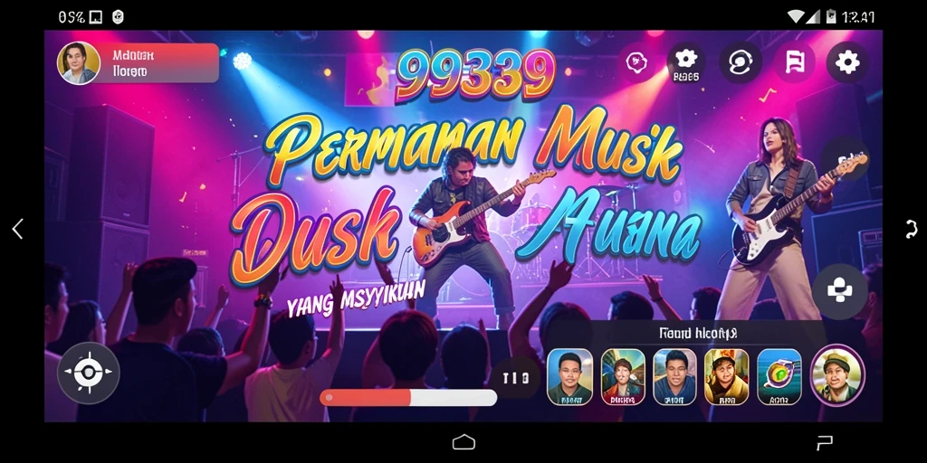 Screenshot utama 9939 menampilkan gameplay musik yang seru.