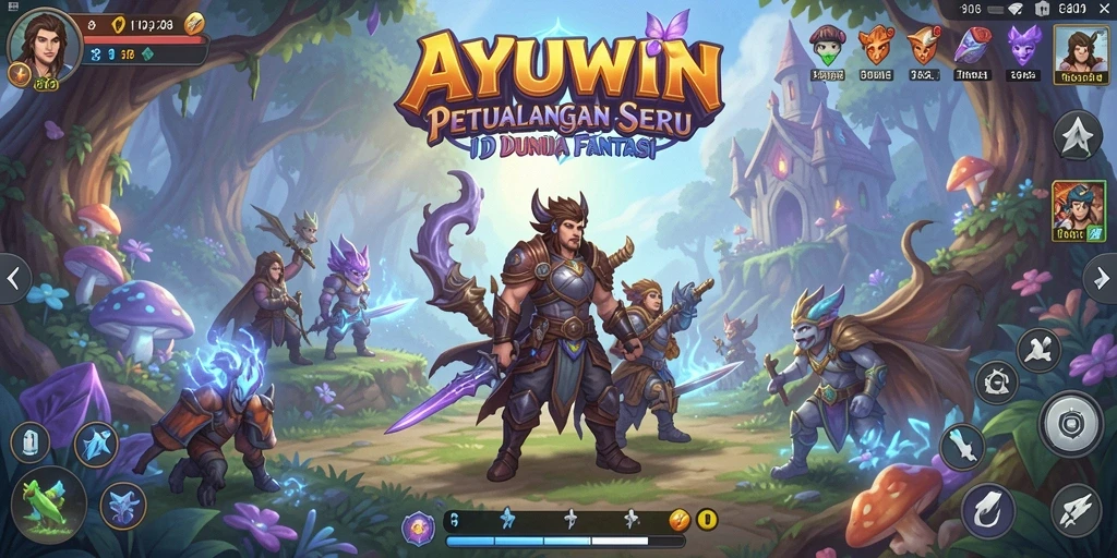 Tangkapan layar dari gameplay AYUWIN yang menampilkan aksi petualangan seru.