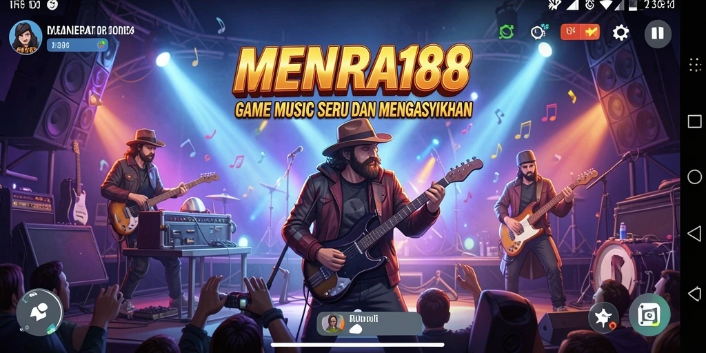 Tampilan gameplay MENARA188 yang dinamis dan penuh warna.