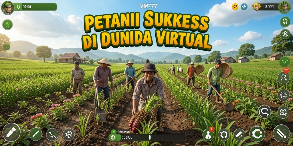 Tampilan gameplay VM777 yang menyenangkan dalam dunia pertanian.
